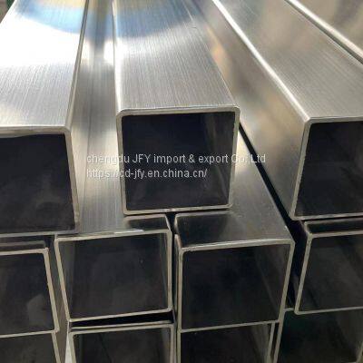 Stainless steel square pipe stainless steel pipe price per foot 4 inch stainless steel pipe welded for building