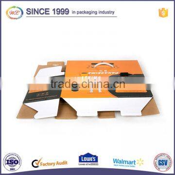 Custom Printed Folding Black Cardboard Corrugated Carton Box photo-4