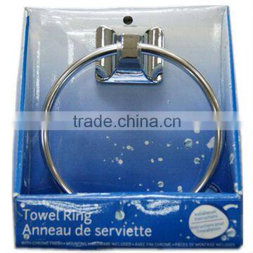 Aluminium towel ring steel holder chrome plated sanitary tool