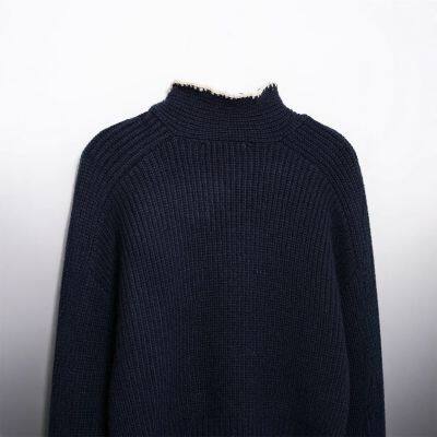 New European and American Style Women's Fashion Casual Long-sleeved Knitted Sweater With Bow Decoration photo-3