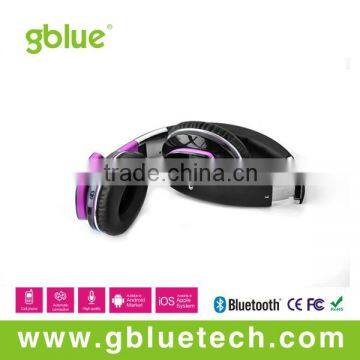 gblue music play bluetooth headphones, Foldable bluetooth headphone- G1