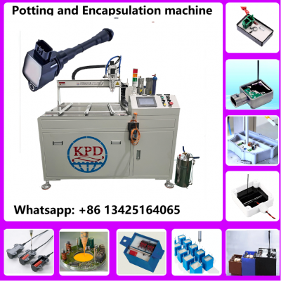 Silicone Gel IGBT Potting Compound Liquid adhesive dispenser mixing and dosing machine for Ultrasonic Transducer Electronic Molding Application