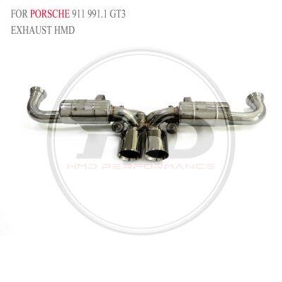 HMD Stainless Steel Exhaust Catback for Porsche 911 991.1 GT3/carrera 991.1/991.2 turbo/992 GT3 High-performance Exhaust Pipe Electronic Valve