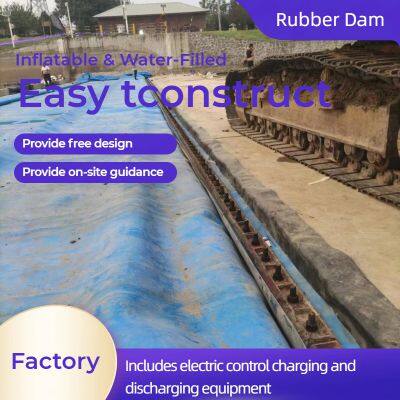 Inflatable Rubber Dam for Water Regulation and Flood Control