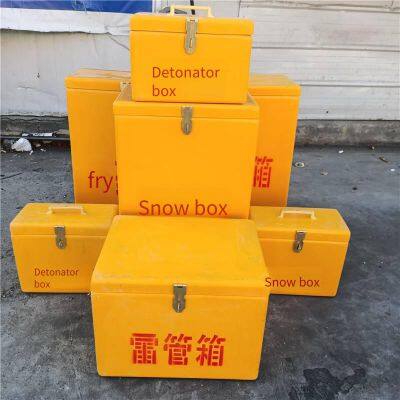 Copper Lock Explosive Box, Made of Fiberglass, Underground Insulated Gunpowder Box, Hand-held Detonator Box