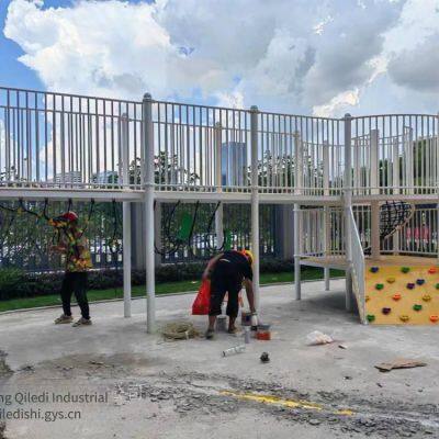 Customized Stainless Steel Slides, Outdoor Children's Combined Amusement Equipment, Non-powered Facilities for Communities and Kindergartens photo-2