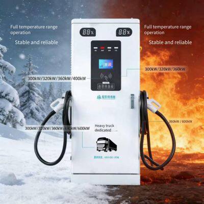 280kw Charging Pile for Heavy Trucks, Nine-hole dc Fast Charger for New Energy Vehicles, Suitable for Both Home and Commercial Use, Universal for Sedans, With Soc System, 5-meter Charging Gun Cable, Support Scanning qr Code, Swiping Card, Password and Vin photo-3