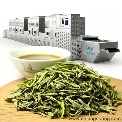 Top quality industrial microwave oven for tea fixing drying machine /green Tea/black tea/Herbal Tea Sterilization Processing