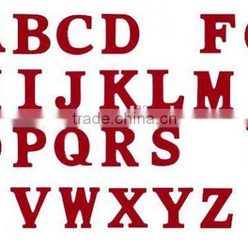 8-Inch Wall Hanging Wood Letter Red Letter