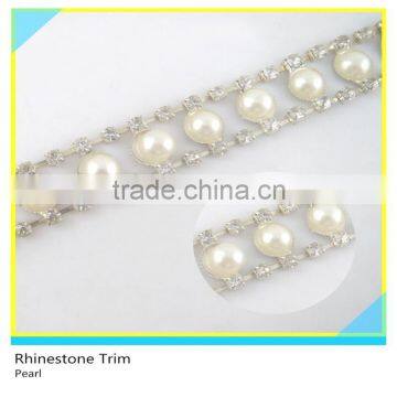 Fashion 888 Crystal Rhinestone Cup Chain 4mm 2 Rows Mix Round Ring