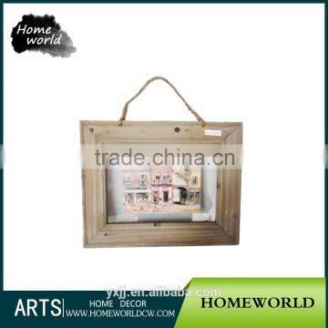 Small modern wooden wall mounted painting picture frame