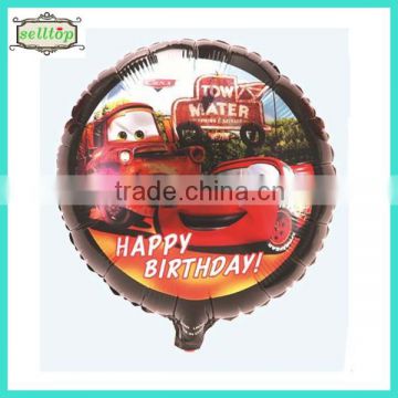 2014 wholesale 18" birthday foil hot air balloon price