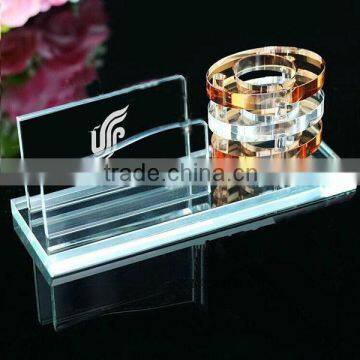 Name card crystal holder for the office gift