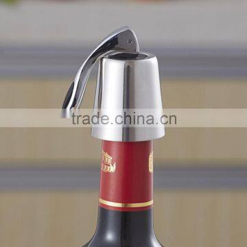 Stainless Steel Vacuum Extraction Fresh Red Wine Cork Stopper Silicone Wine Bottler Stopper With Handle Champine Stopper photo-3