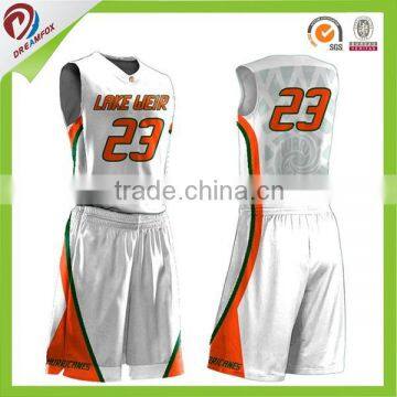 Hot Custom Sublimated Men's Basketball Uniform Cheap Wholesale Basketball Uniform photo-4