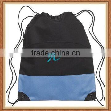 fashional custom designer durable wholesale cotton mesh drawstring bag for promotional backpack