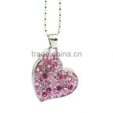 hotsales 8 GB Jewelry USB Flash Drive Necklace for lady gift