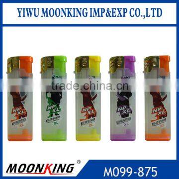 hot sale electronic flame cigarette smoking lighter with customized logo print