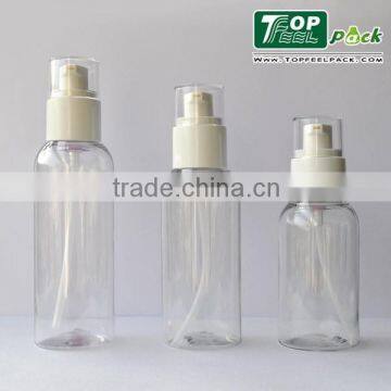 Plastic Empty Skin Care 80ml 100ml 120ml Cosmetic Pet Bottle