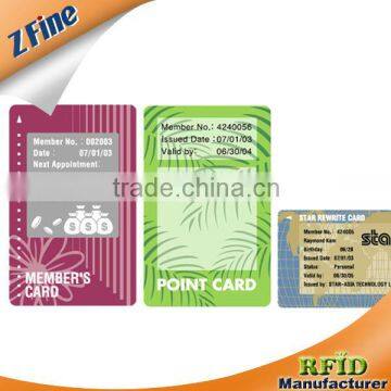 Wonderful!!!Reprintable Smart chip Card/ Thermal Rewritable Card/busniess card