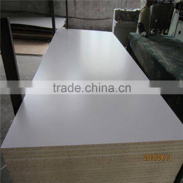 18 mm white chipboard/melamine particle board/walnut laminted chipboard