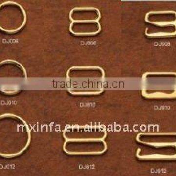 Gold plated bra buckle