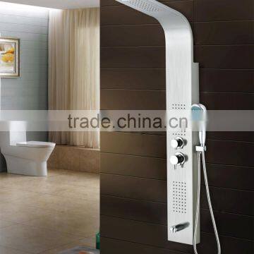 Europe Golden Finish Rainfall Copper Shower Panel photo-5