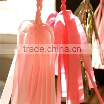 DIY Tissue Paper Tassel Garland For Wedding Decoration