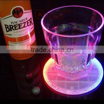 Newest Design Ultra Thin Led Flashlight Coaster For Bars