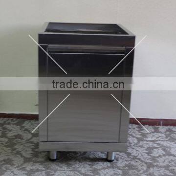 304 Stainless steel drawer stainless steel storage cabinet with CE certificate