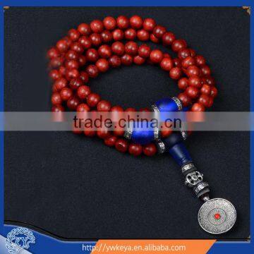 8mm Mala Beads - Rosewood wood mala bead necklace wholesale