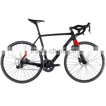 2016 ICAN lightweight carbon complete cyclocross bicycle with Shima 6800 Disc thru axle Frame