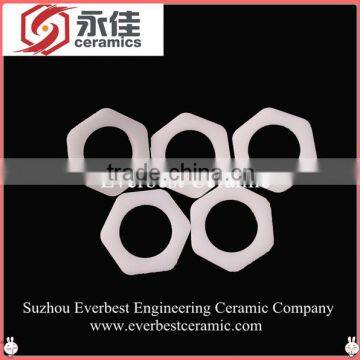 High temperature Industrial ceramic hexagon parts