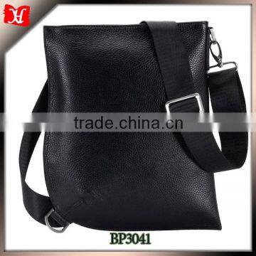 High quality men genuine leather sling bags