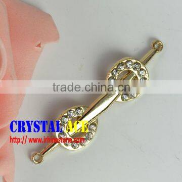 Rhinestone bikni chain connector for bikini