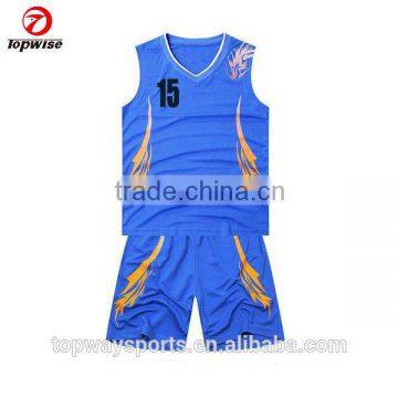 cheap pirce team basketbal uniform/cool basketbal team name