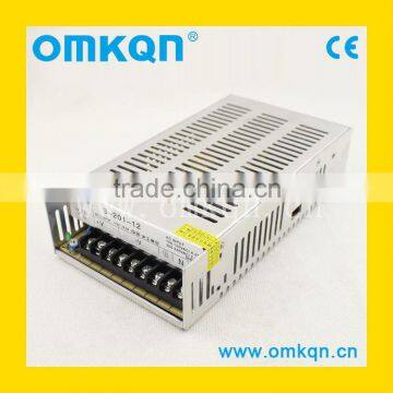 CE approved 12V 16.5a 201W CCTV switching power supply S-201-12