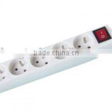 French 5WAY socket power strip surge protector