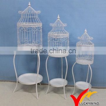 NEW Products White Wedding Decorative Metal garden bird cage