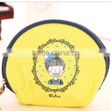 Dongguan factory price mini canvas wallet taobao cute emboridery clutch bag fancy women purse 2016