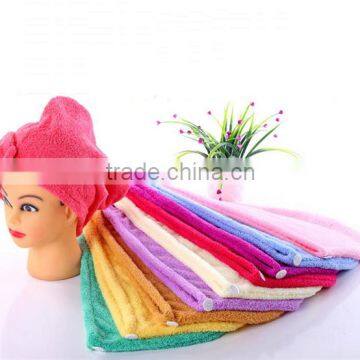 High Quality Quick Dry 100% Cotton Sop up Hair Towel photo-3