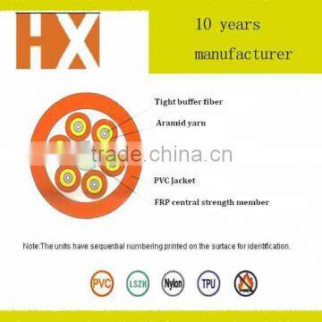 indoor fire resistant cabling system fiber optic cable
