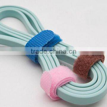 100% Nylon Colorful Hook and Loop Straps Computer Cable Ties photo-2