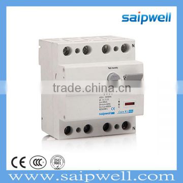 SAIPWELL 4 Pole 40A Mini Circuit High Quality CEE/IEC International Standard Switch Circuit Breaker