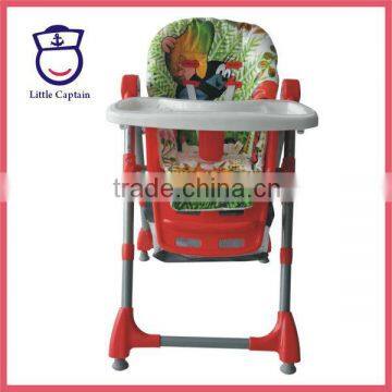 Plastic folding metal high chairs and tables for children furniture Child chair