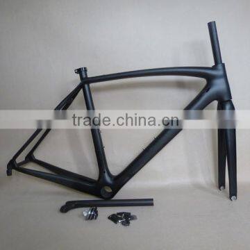 Carbon road bike frame size 52/54/56cm headset 1-1/8"-1-3/8" BB PF30