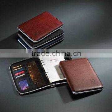 2014 hot selling pu leather notebook