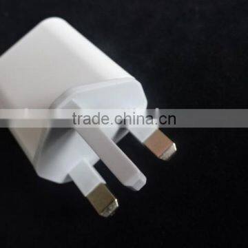 new arrival dual USB ports 5V 2.4A UK wall charger