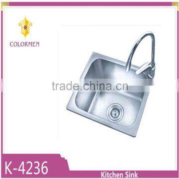 High quality single bowl stainless steel kitchen sink with Waterlet