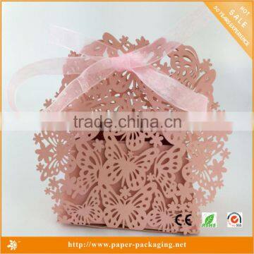 DW-F3403 Custom Creative Wedding Candy Box and Lace Hollow-out Candy Box